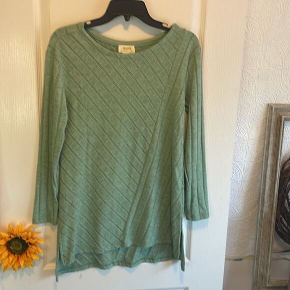 Anthropologie Maeve Tunic Sweater Mint Green Size Small - Picture 4 of 9